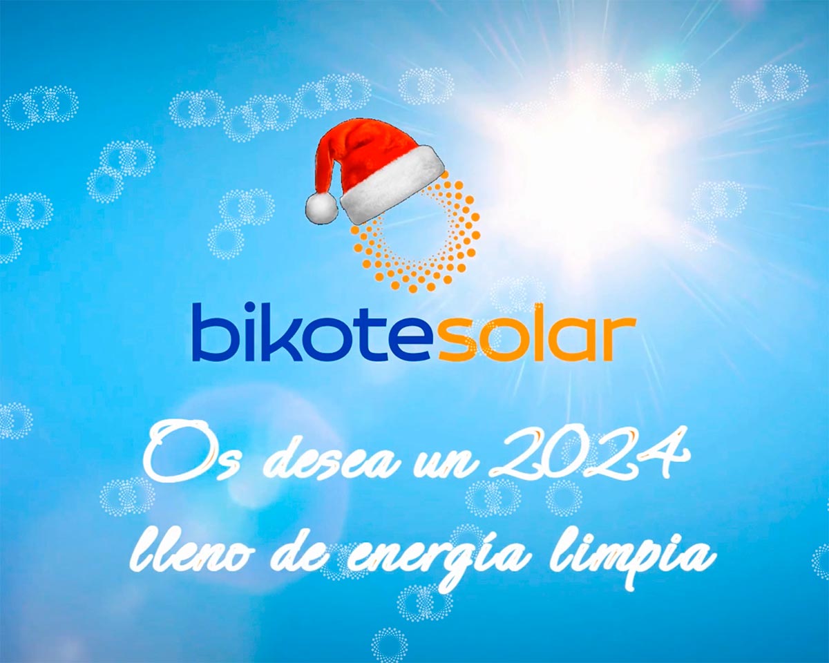 Felices Fiestas desde Navidad 2023 Bikote Solar